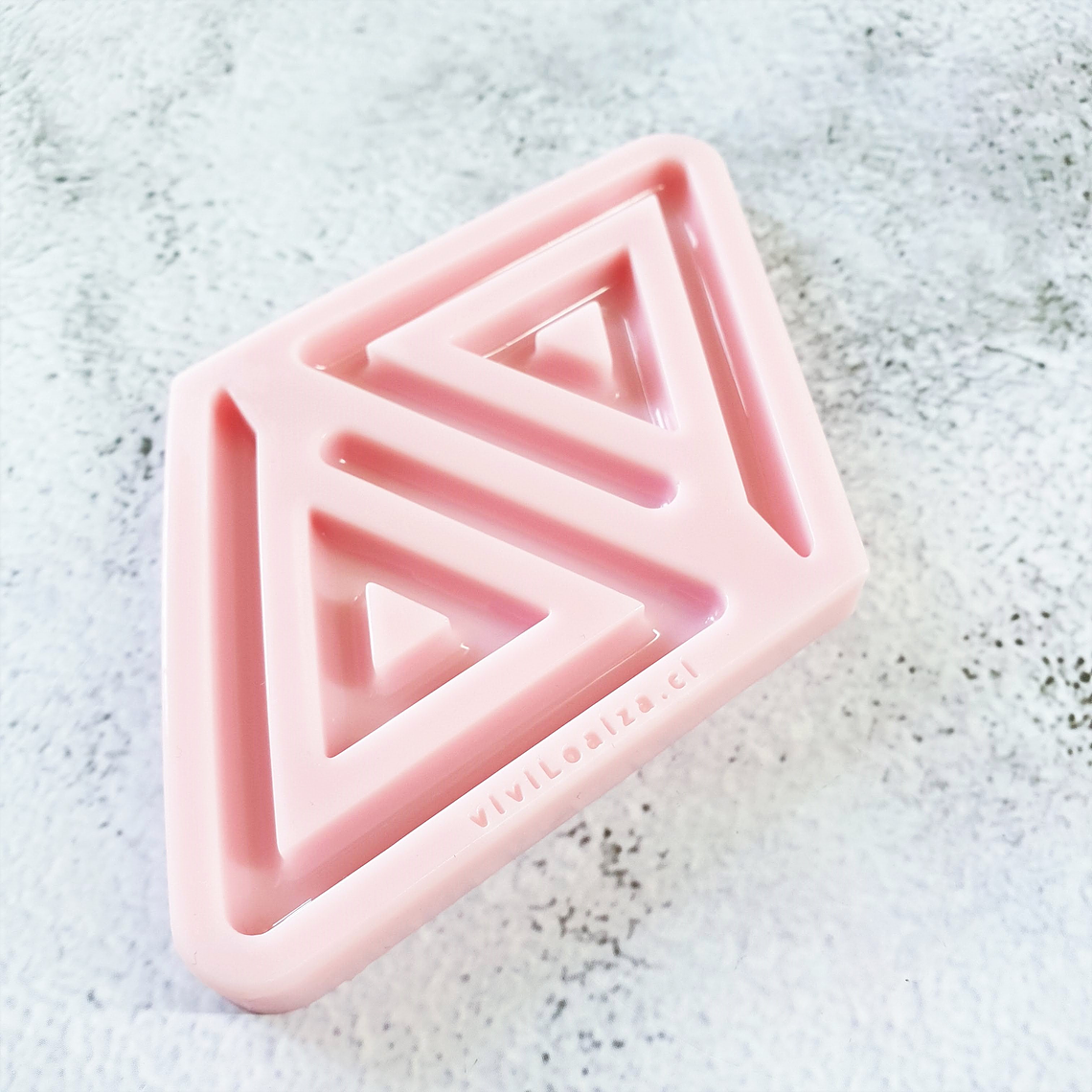 Molde Argolla Triángulo 3