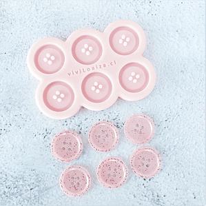 Molde Botón Redondo 20