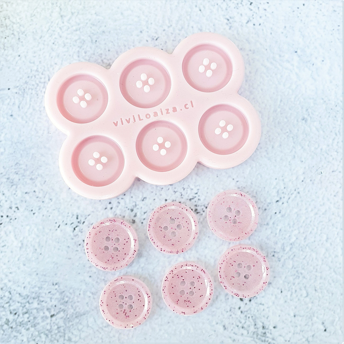 Molde Botón Redondo 20 1