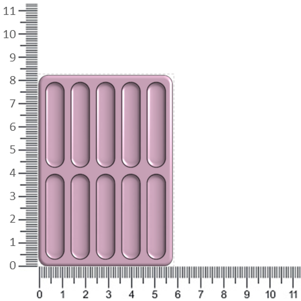 Molde Pinche S Recto 2