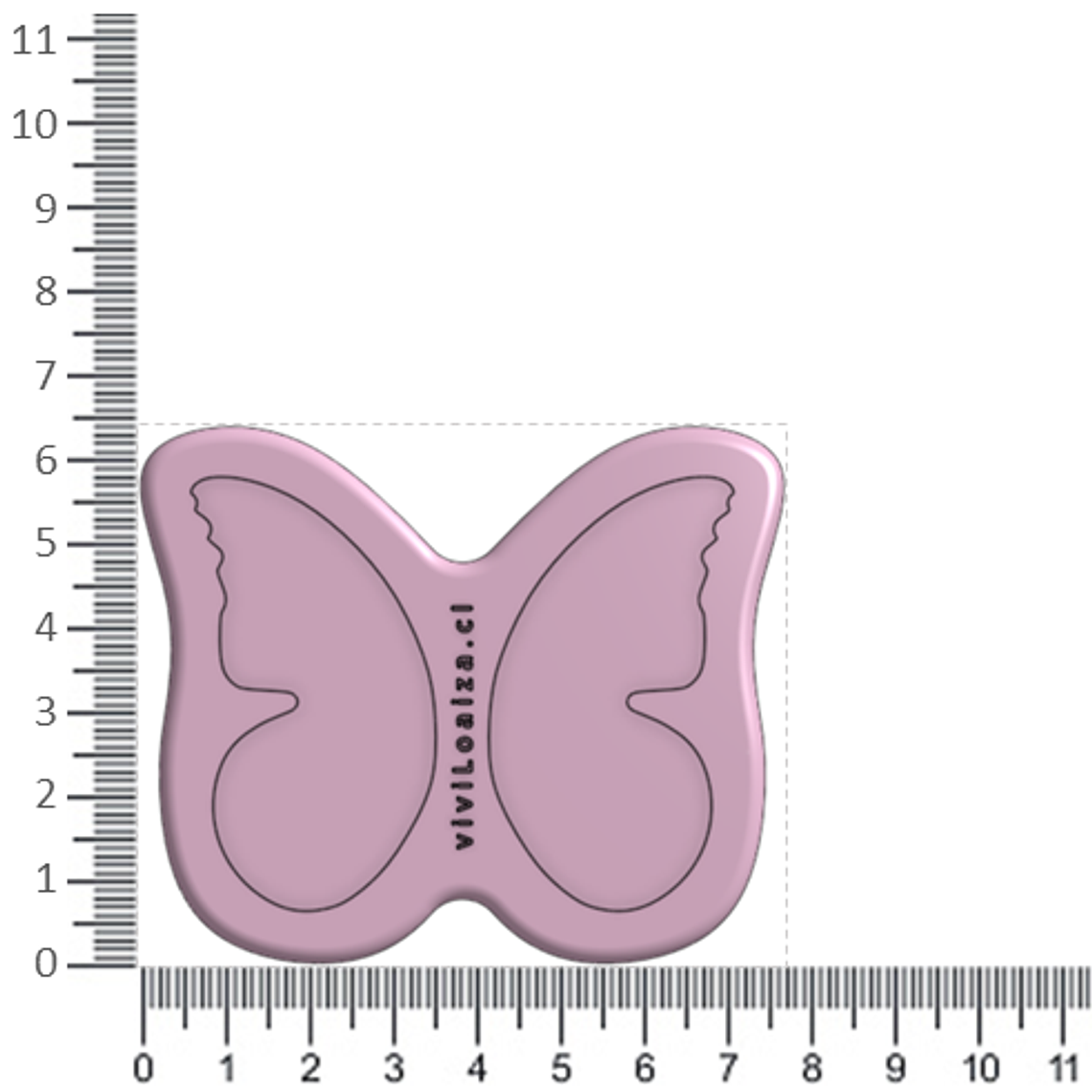 Molde Mariposa Grande 2