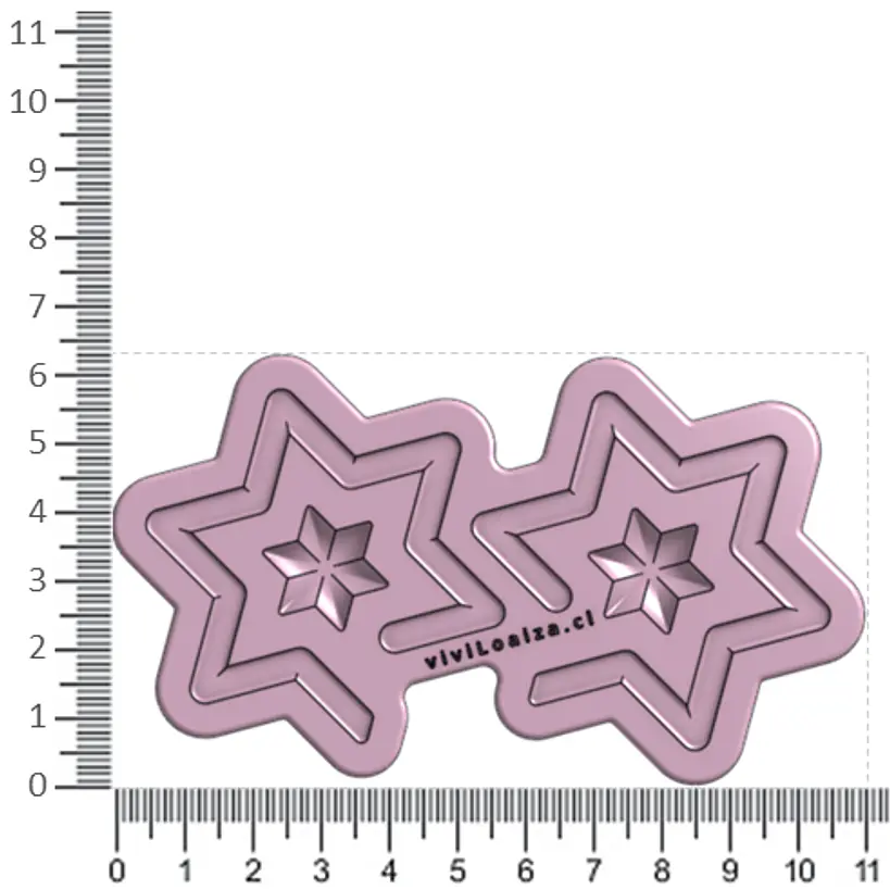 Molde Argolla Estrella 2
