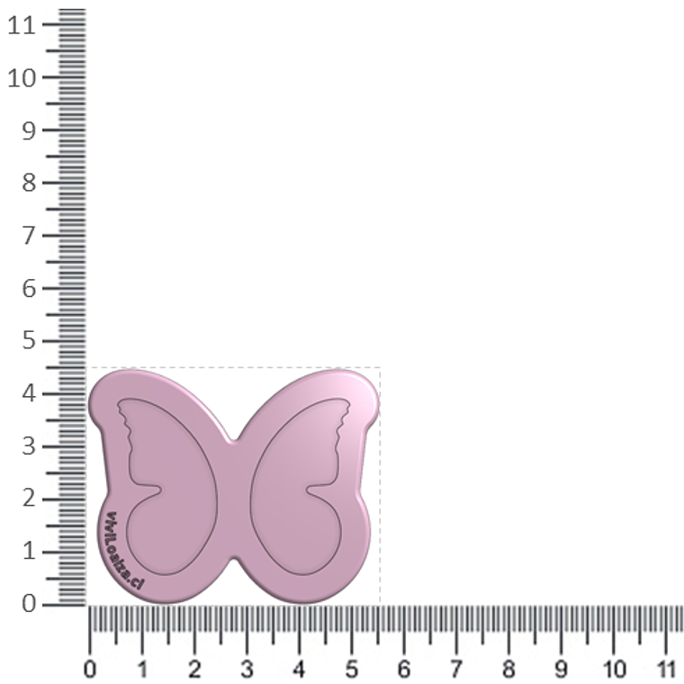 Molde Mariposa Pequeña 4