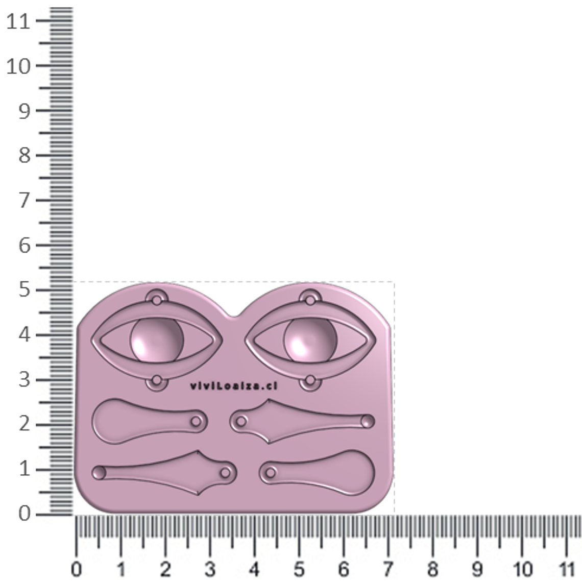 Molde Ojo Protector 2