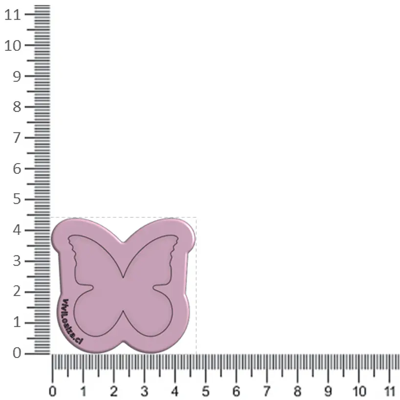 Molde Mariposa Entera Pequeña 2