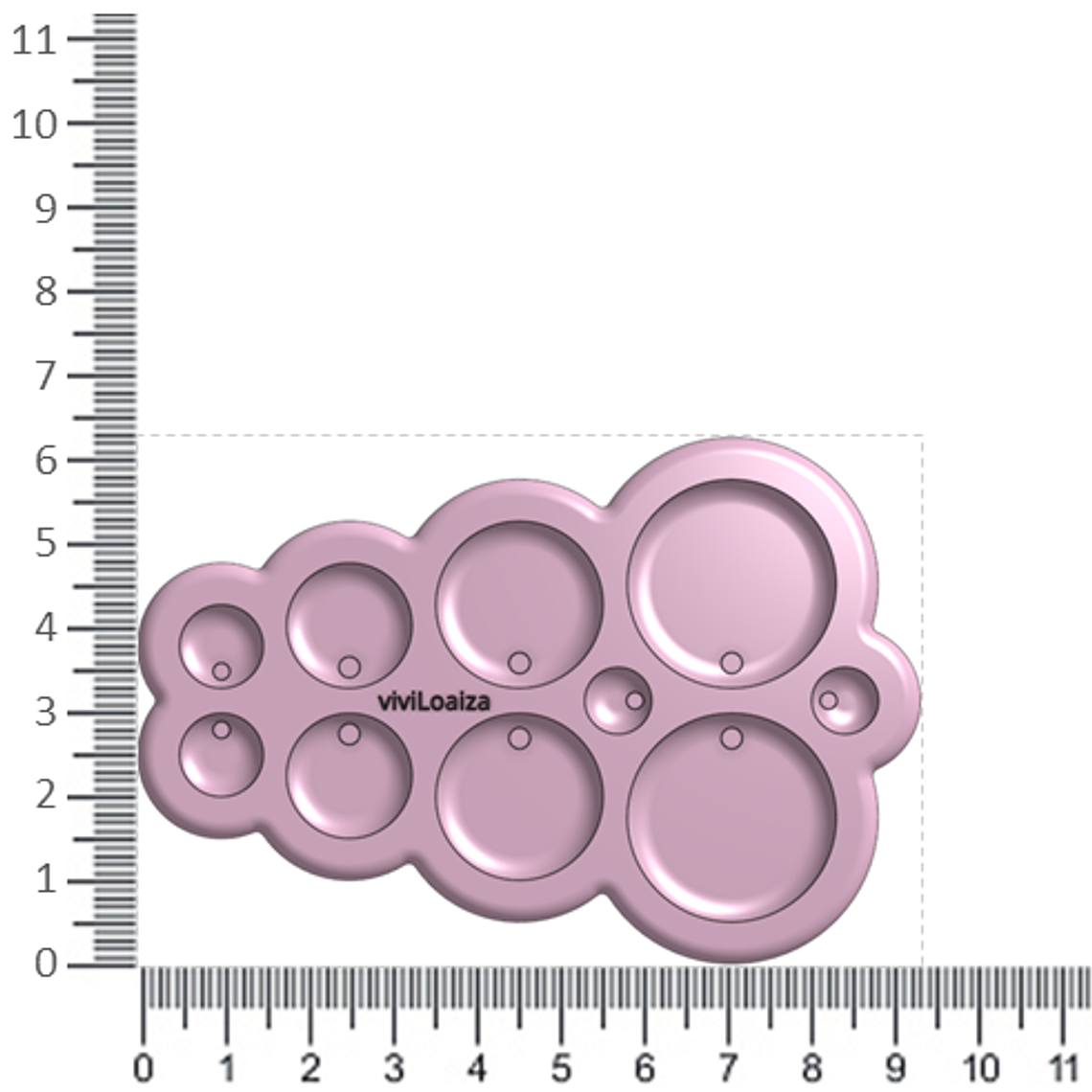 Molde Soportes circulares 2