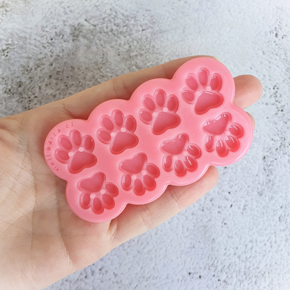 Molde Botón Patitas 1