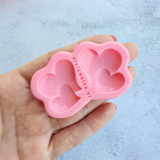 Molde Doble Corazon 1