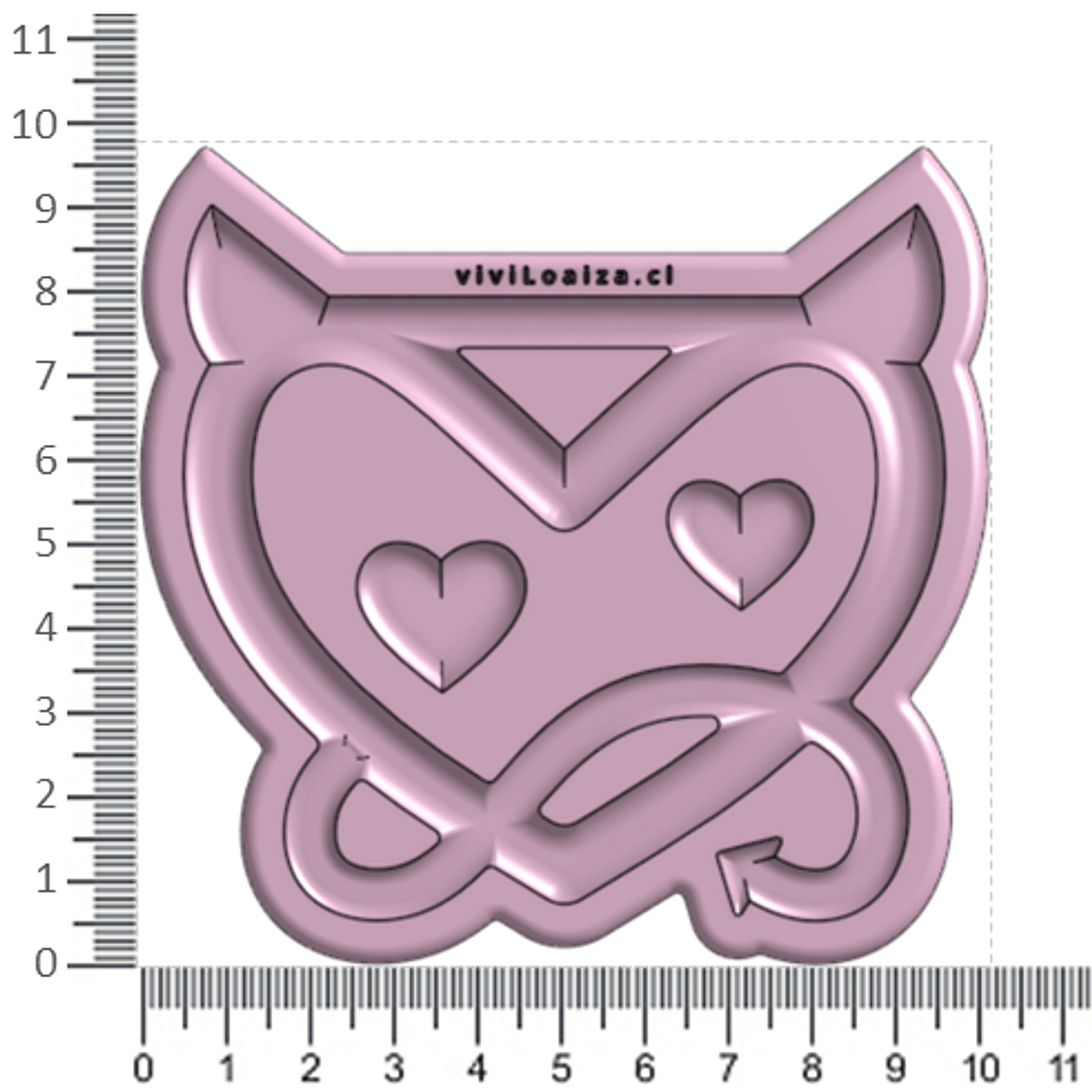 Molde Tsurikawa Corazón Cola 2