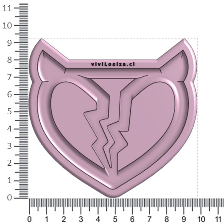 Molde Tsurikawa Corazón Rayo 2