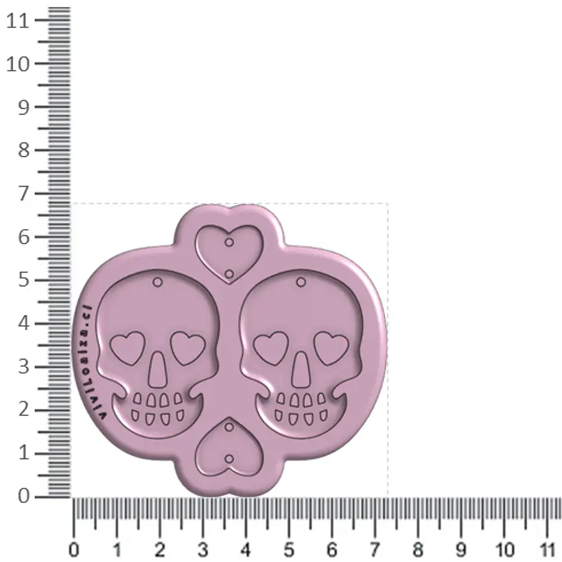 Molde Calavera 2