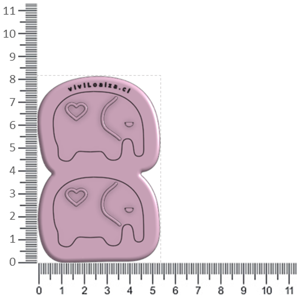 Molde Elefante Jabón 2