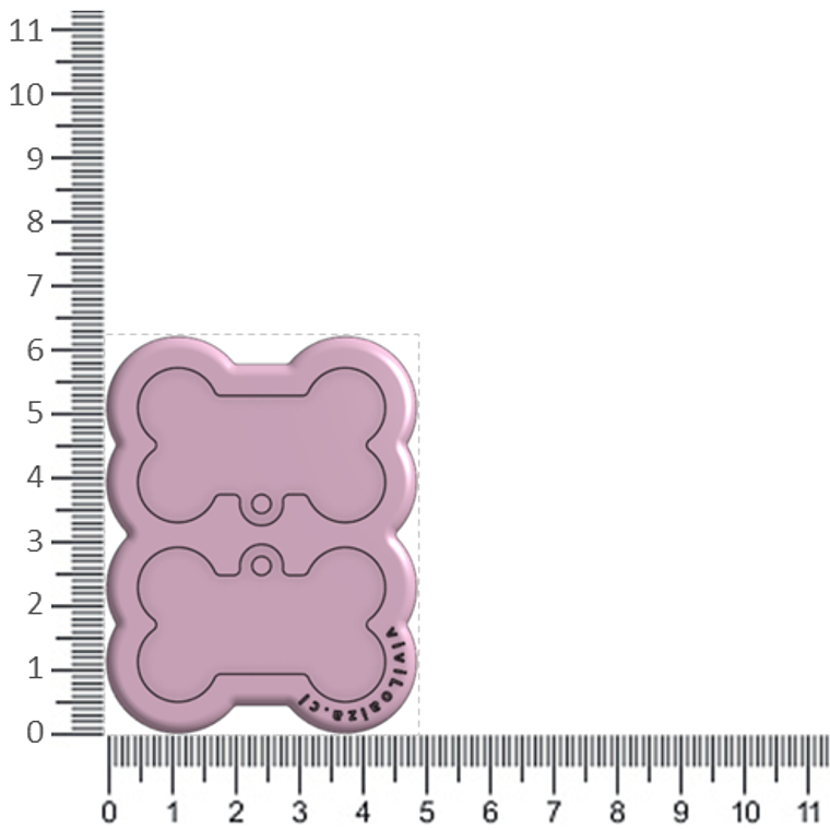 Molde Placa Hueso S 2