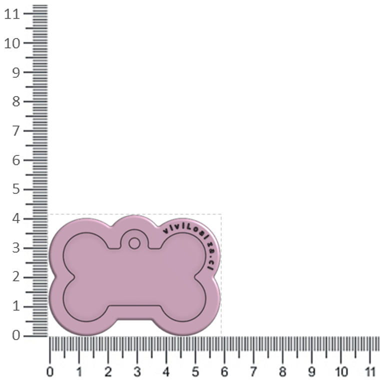 Molde Placa Hueso M 2