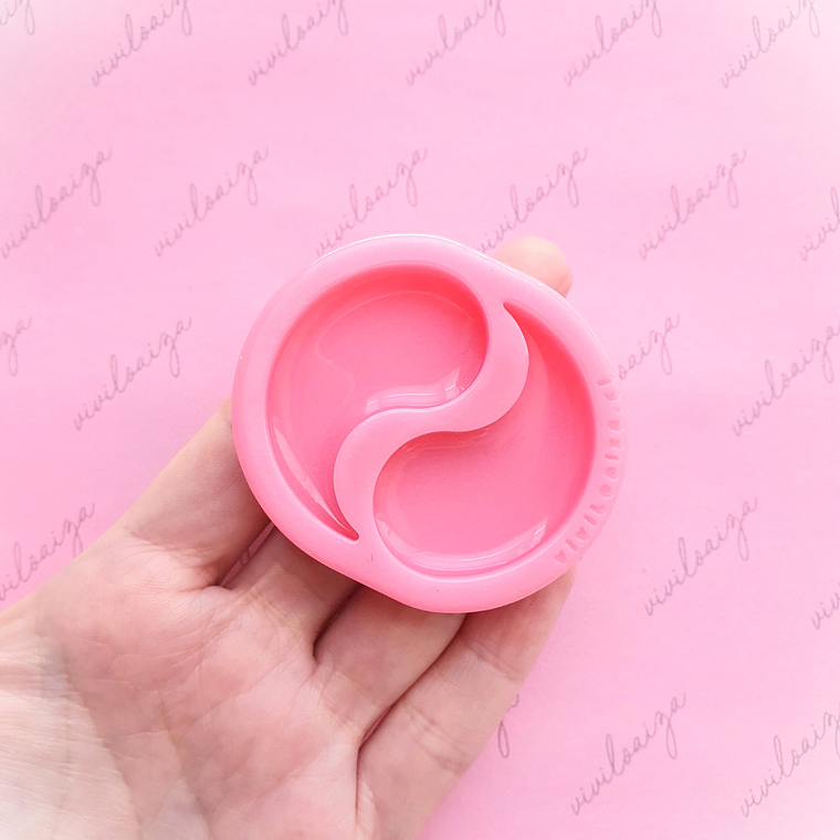 Molde Ying Yang en gotas 1