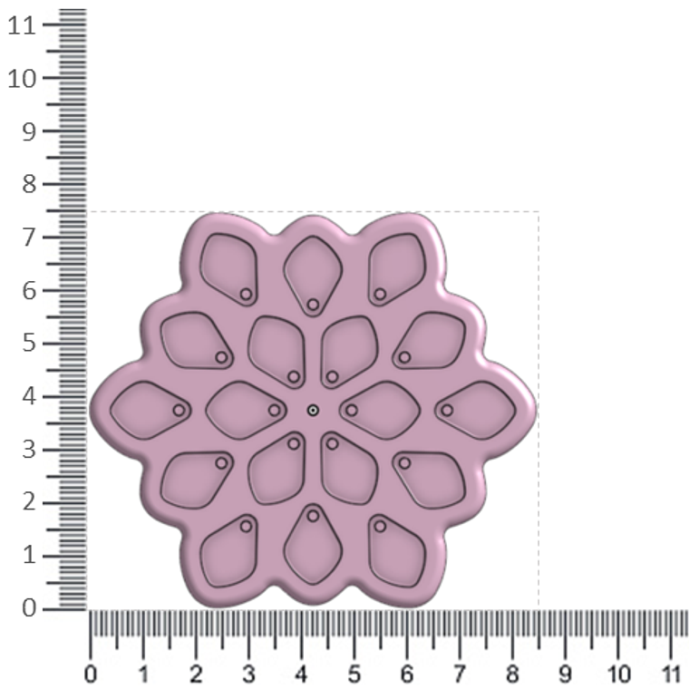 Molde Fractal Gota 2