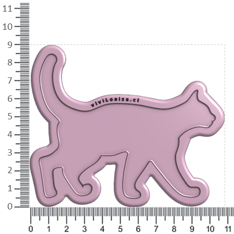 Molde Gato XL 2