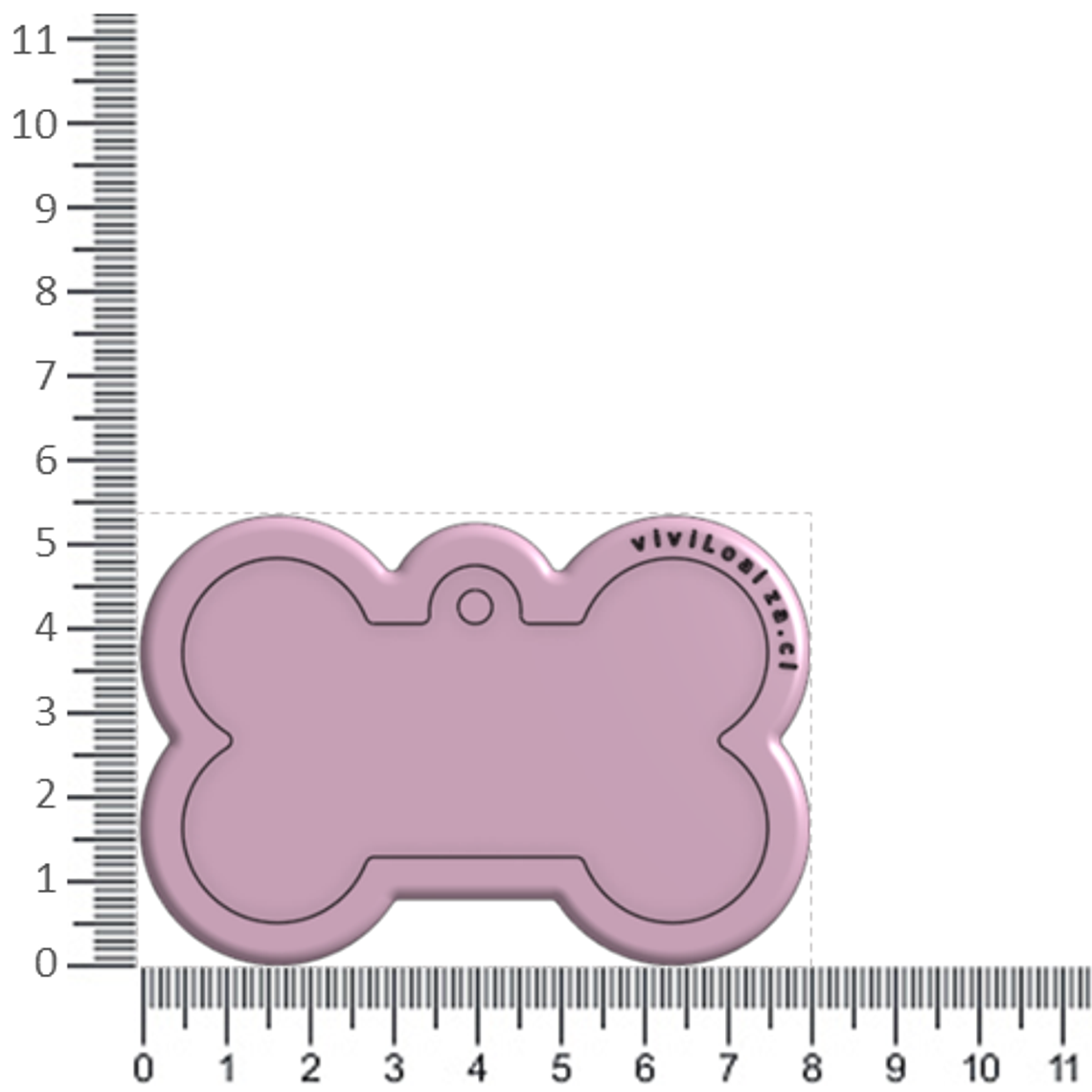 Molde Placa Hueso L 2