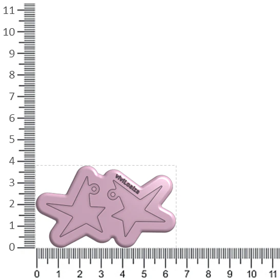 Molde Estrella Irregular Mini 2