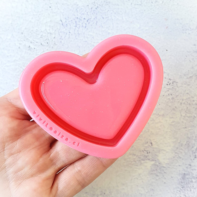 Molde Corazón Shaker 1
