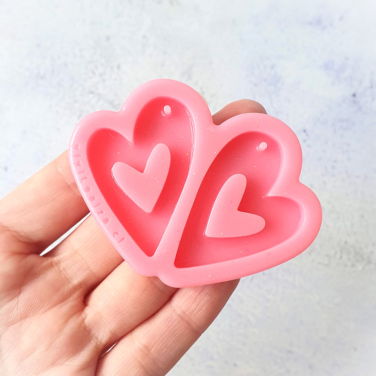 Molde Corazón Contorno 2