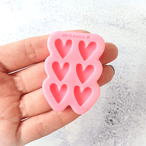 Molde Corazones Mini