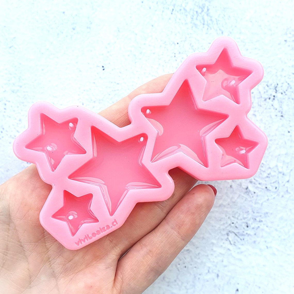 Molde Estrellas Colgantes 1