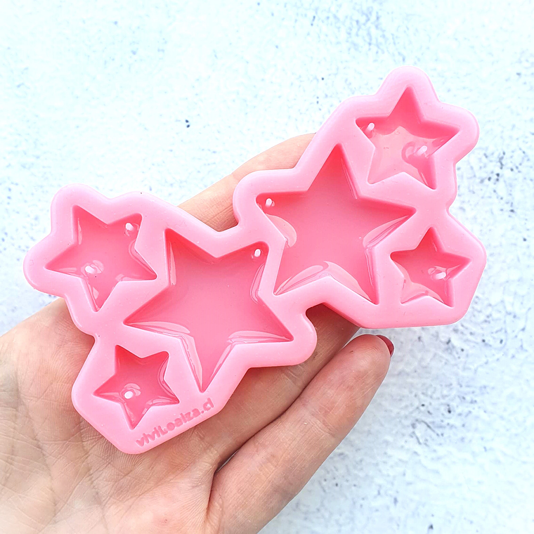 Molde Estrellas Colgantes 1