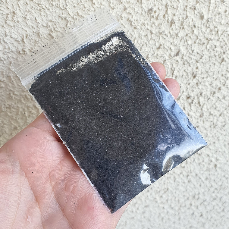 Purpurina super fina Negra 2