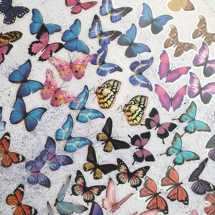 20 Mariposas adhesivas 1
