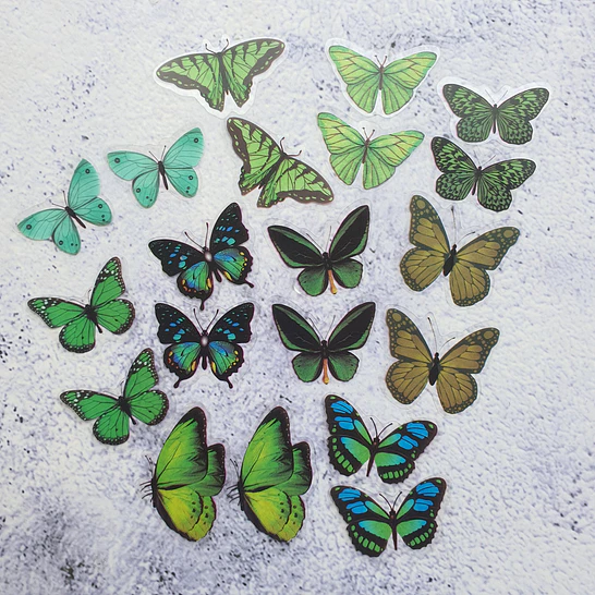 20 Mariposas adhesivas 2