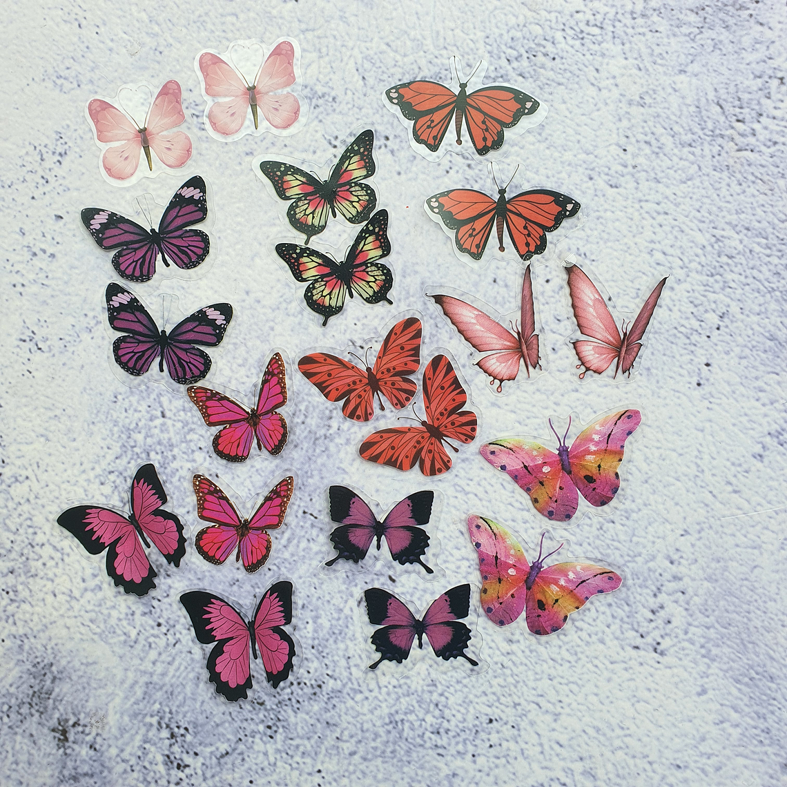 20 Mariposas adhesivas 8