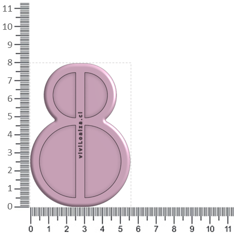 Molde Medio Circulo 2