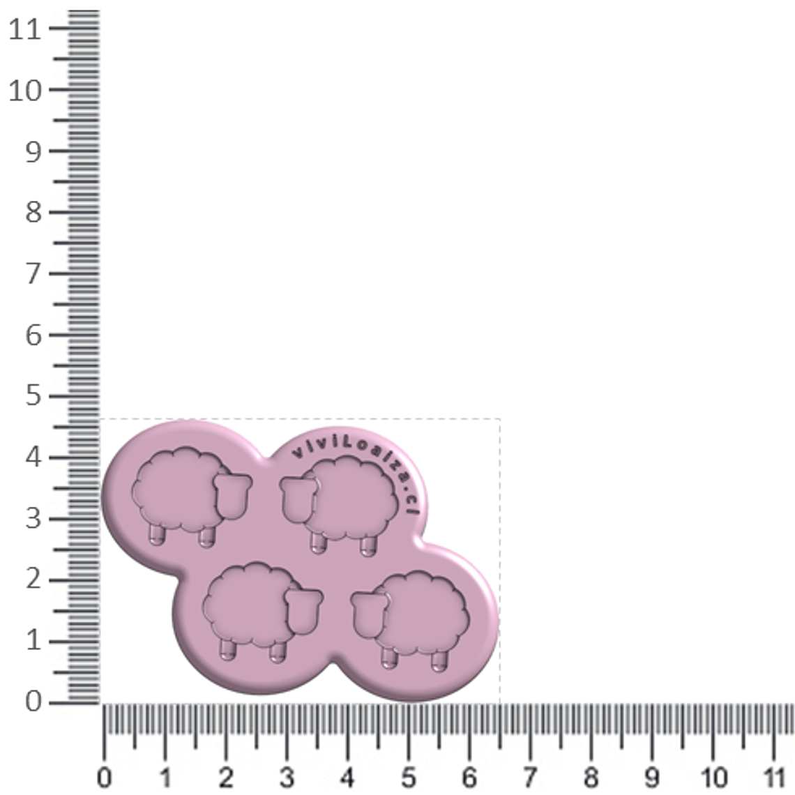 Molde Ovejas M 3