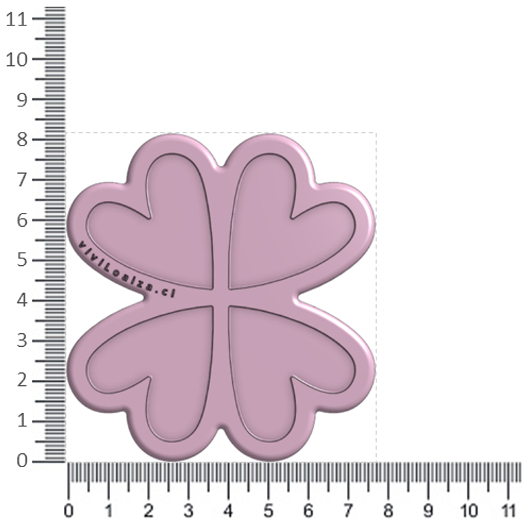 Molde corazones 35mm 2