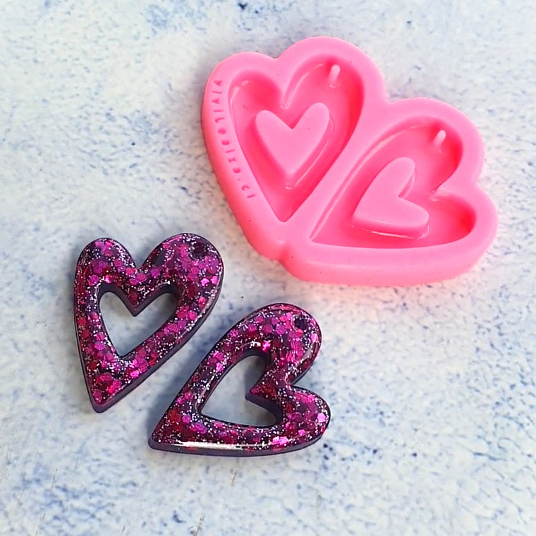 Molde Corazón Contorno 1