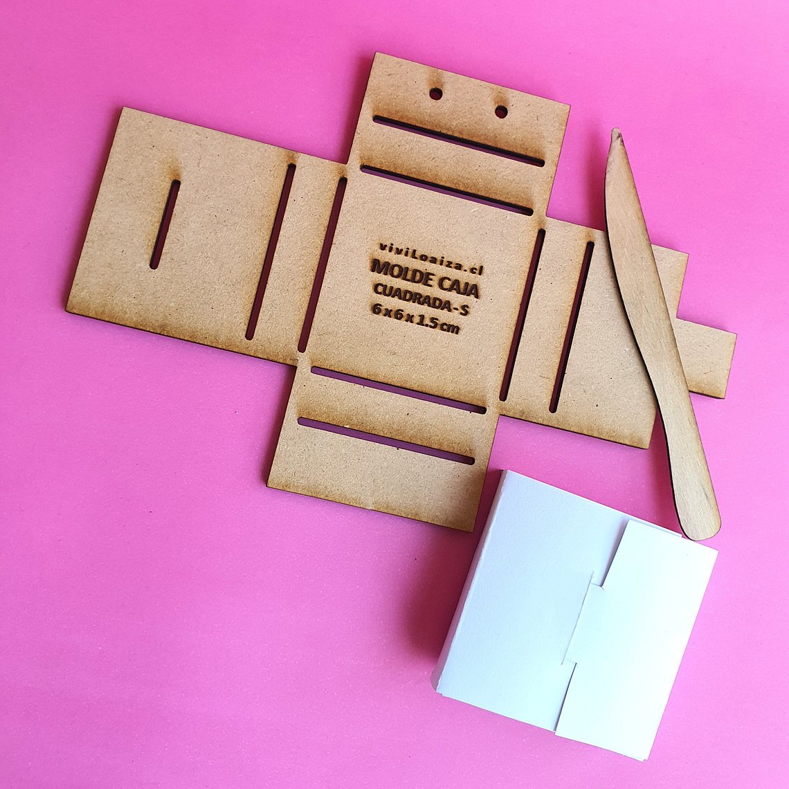 Molde Caja cuadrada - S 2