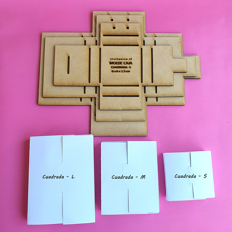 Molde Caja cuadrada - S 4