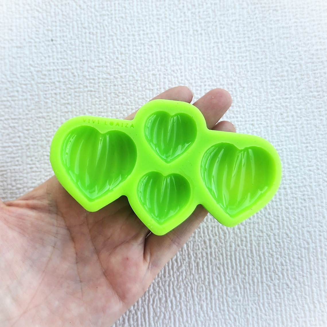 Molde Corazon Estriado 1