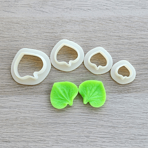 Molde y cortador Texturizador hoja pequeña