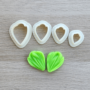 Molde y cortador Texturizador petalos