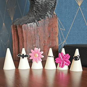 Cono exhibidor anillo