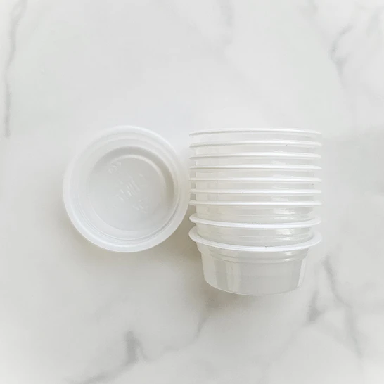 Vaso plástico para resina (10u) 1