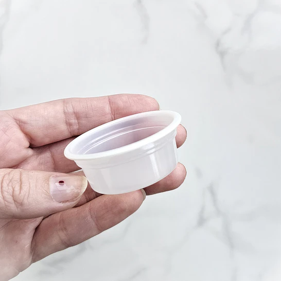 Vaso plástico para resina (10u) 2