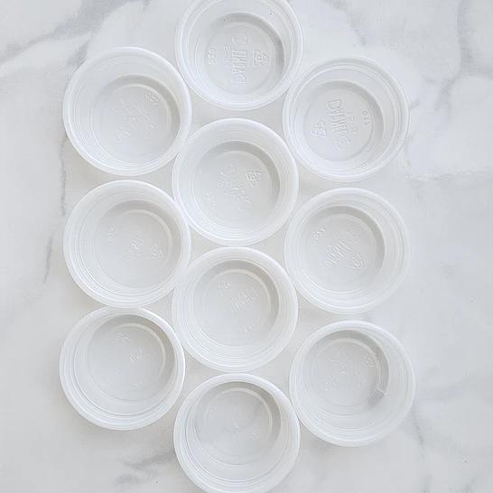 Vaso plástico para resina (10u) 3