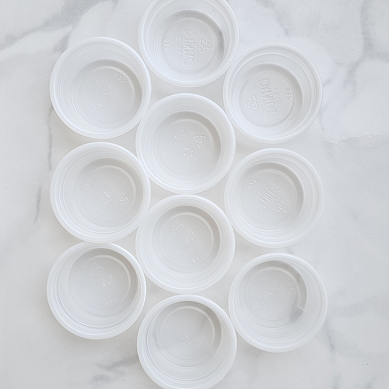 Vaso plástico para resina (10u) 3