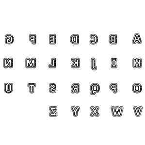 Abecedario completo 26u