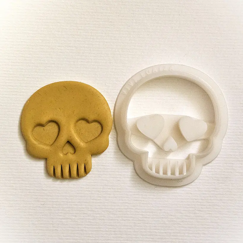 Cortador Calavera Corazon 3