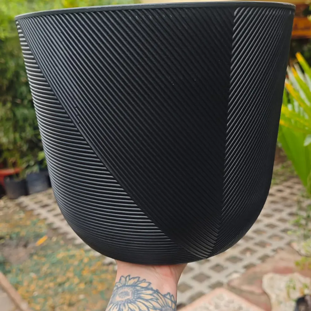 Maceta negra 25x20 1