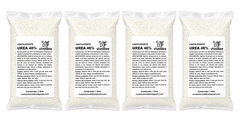 UREA GRANULADA 46% NITROGENO 4 KILOS